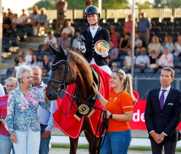 WM junge Dressurpferde: Bronze für Endorphin FRH