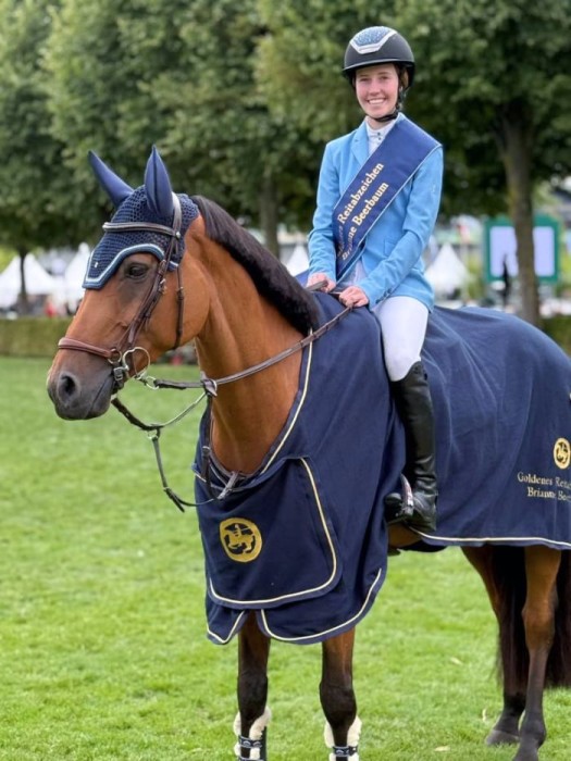 DJM Aachen: Brianne Beerbaum holt Bronze bei den Junioren